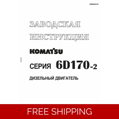 KOMATSU-6D170-DIESEL ENGINE WORKSHOP MANUAL NOT IN ENGLISH